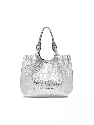 GIANNI CHIARINI | Sac en cuir - Sac Hobo DUA Small | silber